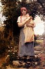 Georges Laugee A Mother Holding Her Child painting